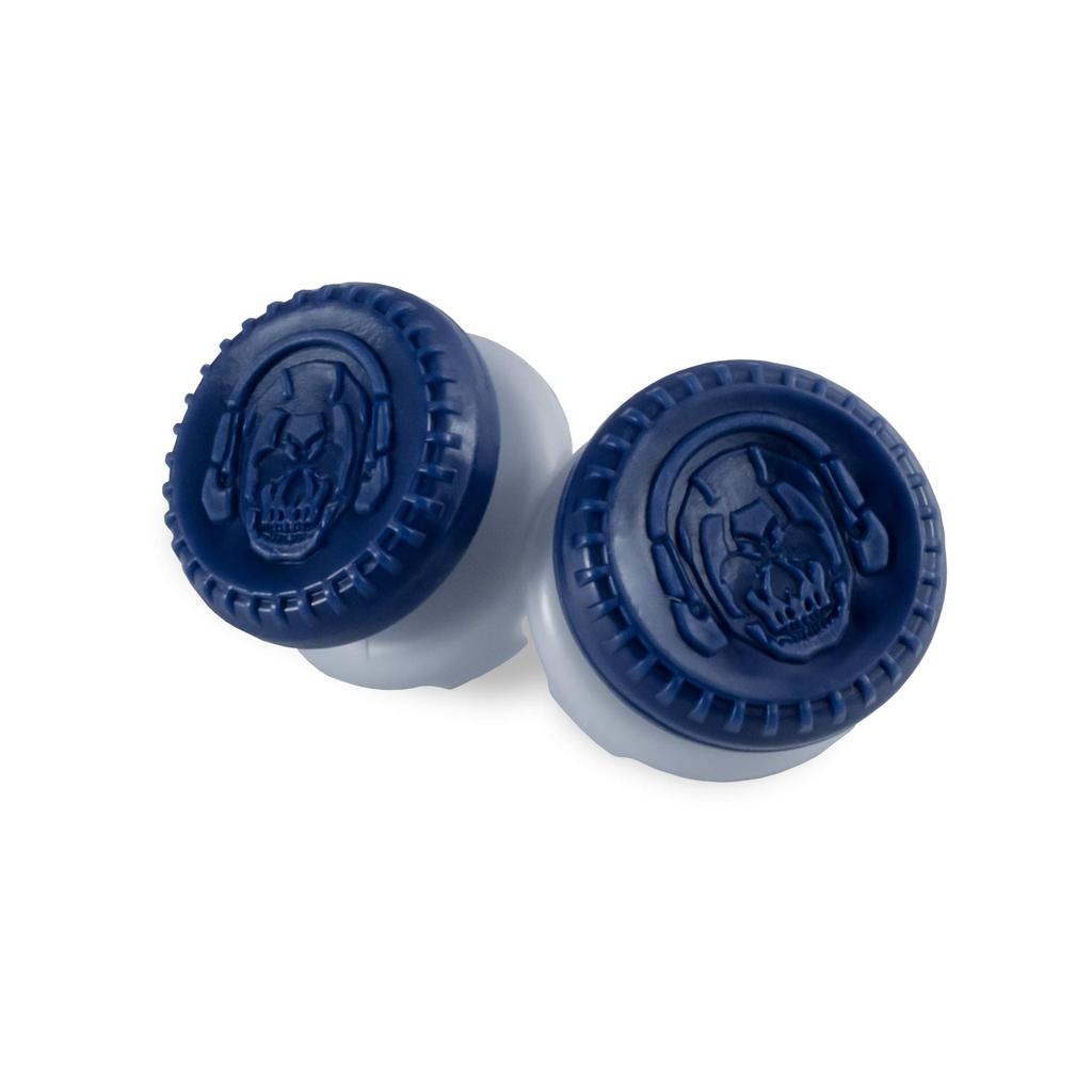 KontrolFreek Call of Warzone Thumbsticks de Desempenho para PlayStation 4 e PlayStation 5 2 Duty (PS4) (PS5) Cintura Alta, Híbrido Azul/Cinzento