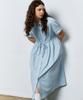 Manavis Seven Rib Shirt Dress [Blue]