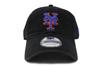 NEW ERA 9TWENTY MLB New York Mets Free Size Cap, Black,