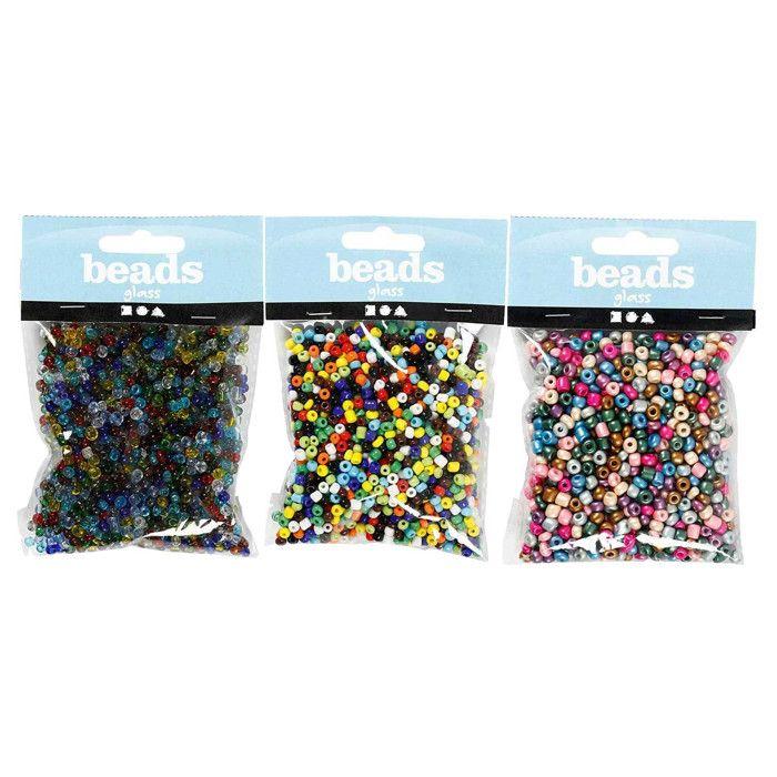 Perles de rocaille Ø 4 mm - 390 g
