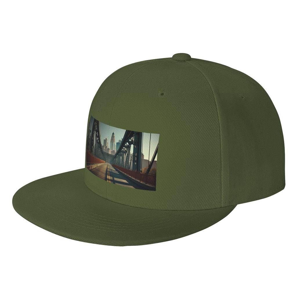 Fashion Bridge To The City Flat Brim Sun Hat Going To Work Or School Hat Womens