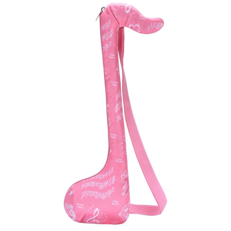 

Ударостійкий чохол-сумка для зберігання, портативна сумка через плече для електронного музичного інструменту Otamatone з регульованим ремінцем рожевий