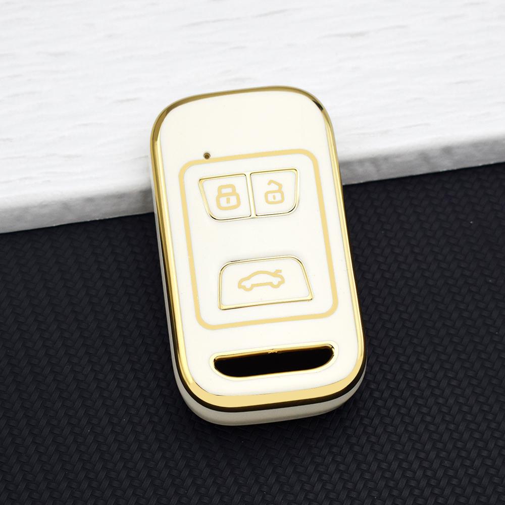 TPU Anti-Scratch Car Key Case Cover for Chery Tiggo 5X Tiggo 7 8 9 Tiggo 3X  Arrizo Remote Key Fob Protector Chain Accessories