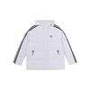 3 Stripes Down Jacket Winter Women's White (Unisex) Down Jackets HA1176