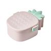 Lunch Box, Leak-proof, Pineapple Shape, Pink.