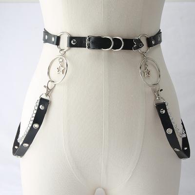 Harajuku Dark Lolita Girl Punk Goth Style Belt Decoration Jk Waist Chain Strap Cool