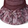 Hat Women's Summer Outdoor Sun Protection Sun Hat Bow Bucket Hat Sun Hat