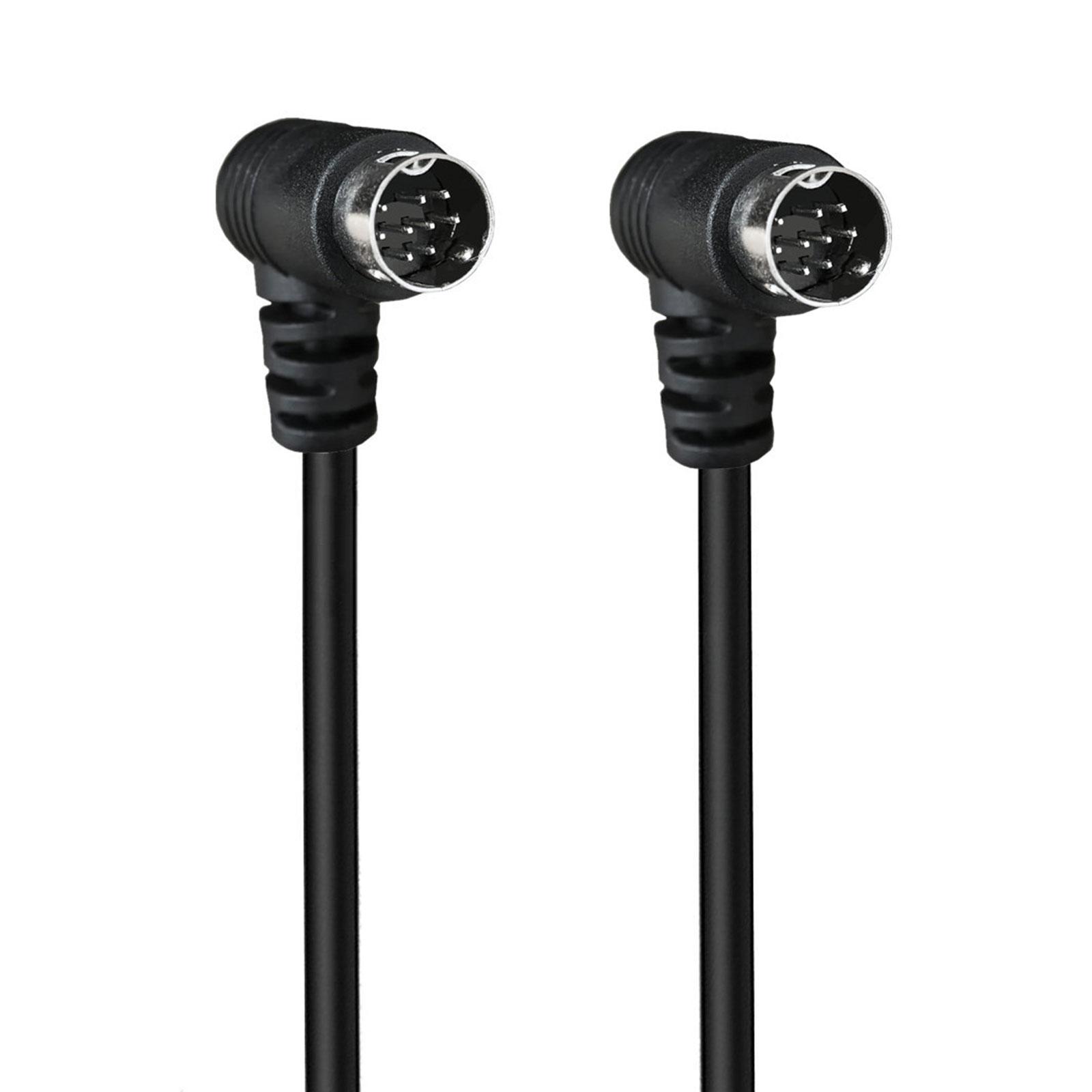 

Durability S Video Cord Mini DIN 9Pin Male to Male Sound Cable for Game Consoles Video Cable DVR/PVR Connection Cable