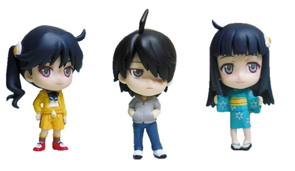 Nishio Isin Anime Project Chibikyun Character Isin Anime Project All 3 types set "Nishio Nisemonogatari"