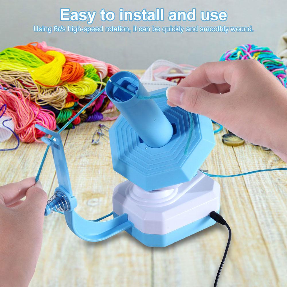Electric Yarn Ball Winder Automatic Yarn Winder Yarn Spinner Wool Winder for Crocheting and Knitting