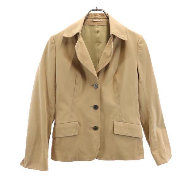 

BURBERRY Sanyo Shokai Velor Velor tailored jacket 38 Beige Women Used