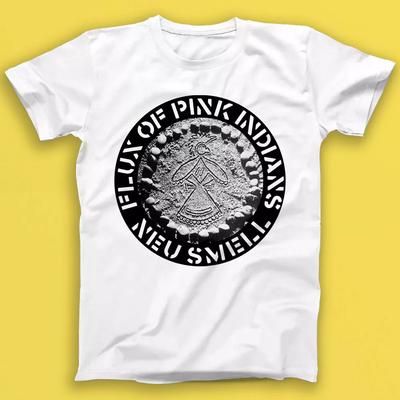 Flux Of Pink Indians Ny Lukt Punkrockmusik Gåva T-shirt Toppar 100% bomull