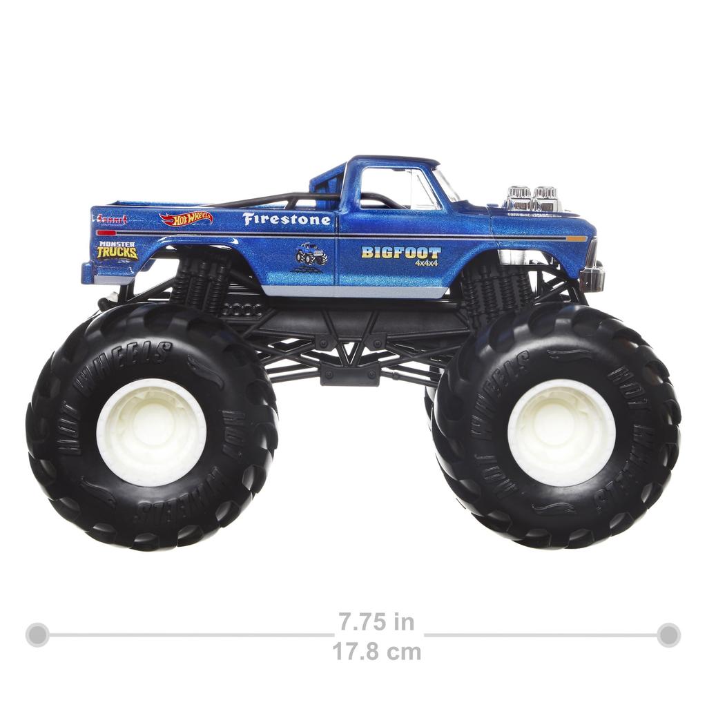 Hot Wheels Monster Truck Big Size Bigfoot [Mini Car 1:24] [3 and Up] GWL11