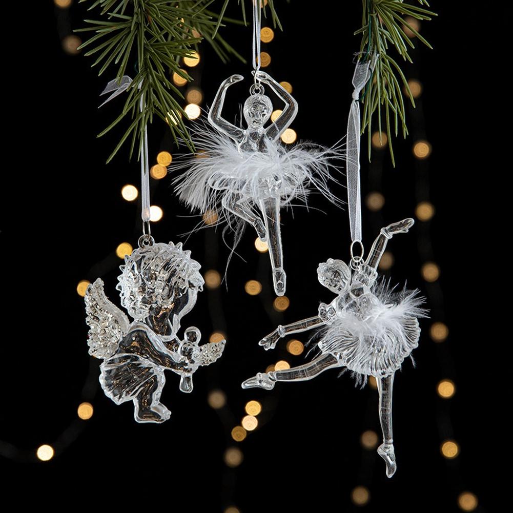 Transparent Acrylic Star Tree Decor Christmas Decor Modern Light Luxury Style Perfect For Christmas Tree For Holiday Displays