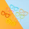 Creativity Soft PVC Glasses Straw Drinking Party Supplies Funny Toy