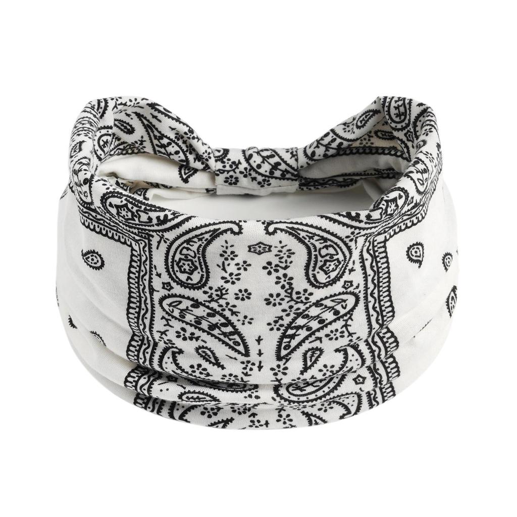 1pcs Unisex Headband Bohemian Wide Cotton Stretch Headbands Women Headwrap Turban Yoga Headband Sports Workout Hair Accessories