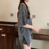 Women's Plus Size V-Neck Slit Short-Sleeve T-Shirt - Summer 2026 Stylish Loose Fit