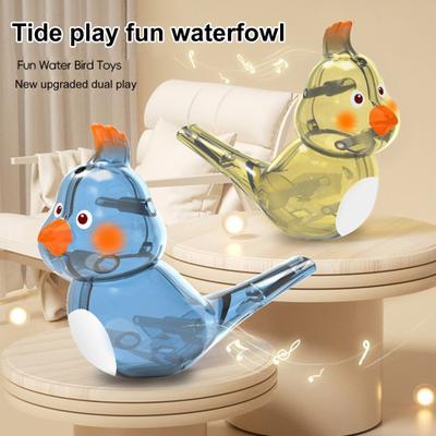 Colorful Water Bird Whistle Toy Bath Toy Educational Interactive Playful Learning Boys Girls Whistle for