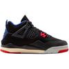Air Jordan 4 Retro PS Rare Air Dětské tenisky Černá/Ohnivě červená/Hluboká královská modrá IB4388-003