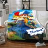 Custom Name Rugrats Theme Printed Blanket - Perfect for Couch, Bed, Travel & Outdoor Use | Machine Washable, Cozy & Durable.