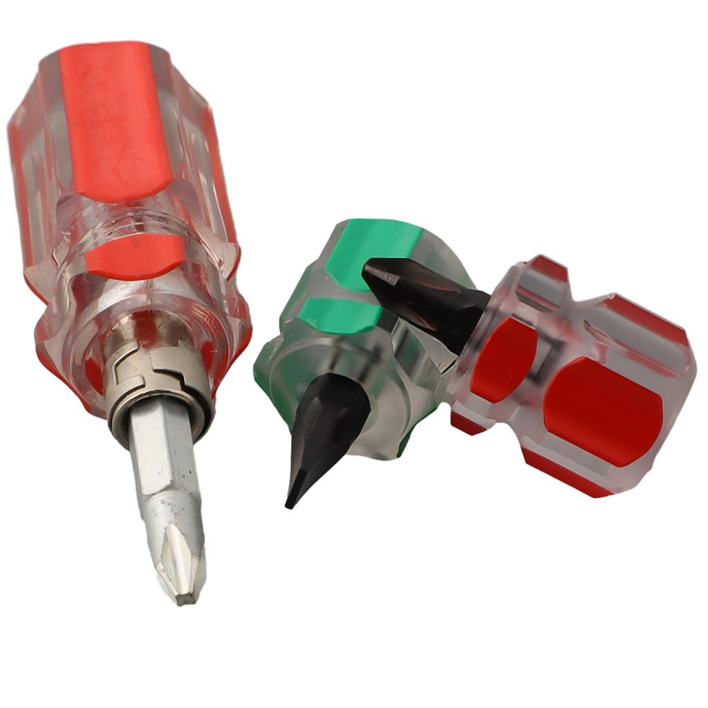 Kurzer Schraubendreher 2-in-1 3 Stück Kreuzschlitz Flachhammer