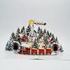 Christmas Snowman Pop Up Card With Forest Scene Handmade Holiday Greeting Card For Seasonal Gifts