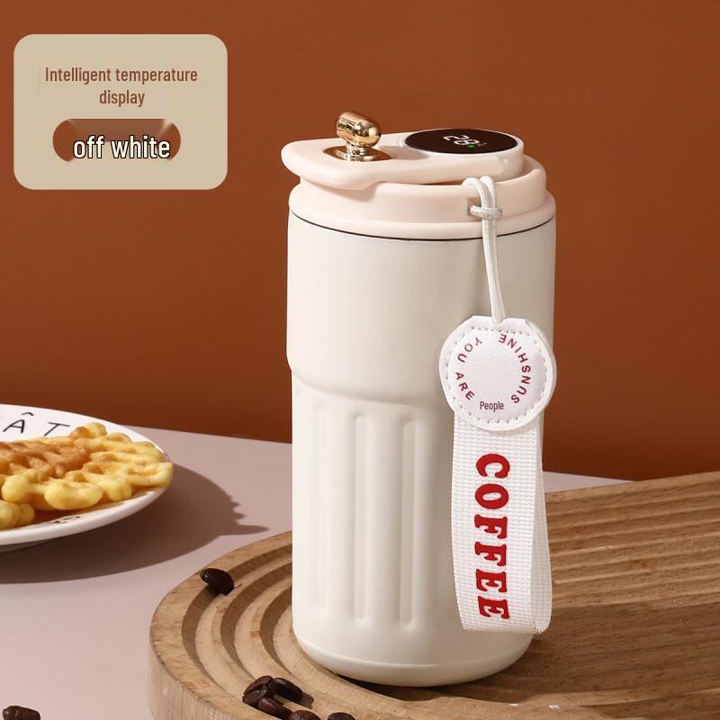 Shangqi Smart Temperature Display Insulated Mug with Vertical Texture
