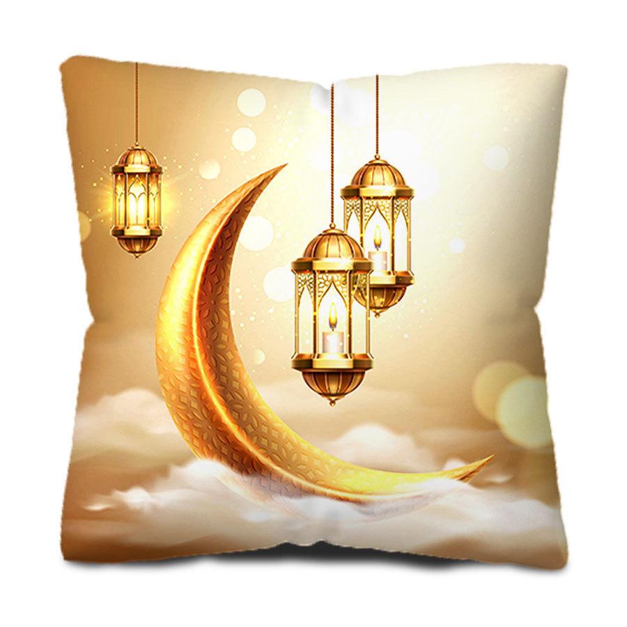 

Золотая Луна Короткий Плюш С Принтом Наволочка для Дома Ткань Наволочка для Дивана Прикроватная Подушка 45 * 45Cm