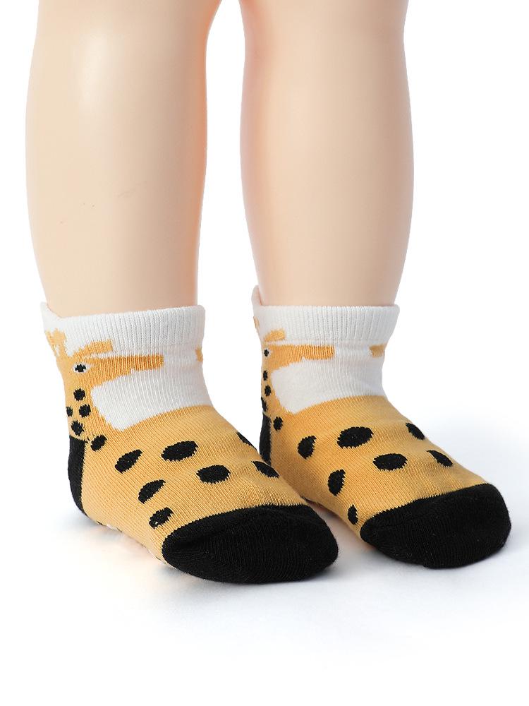 Striped Cartoon Non-slip Baby Boys' Breathable Socks