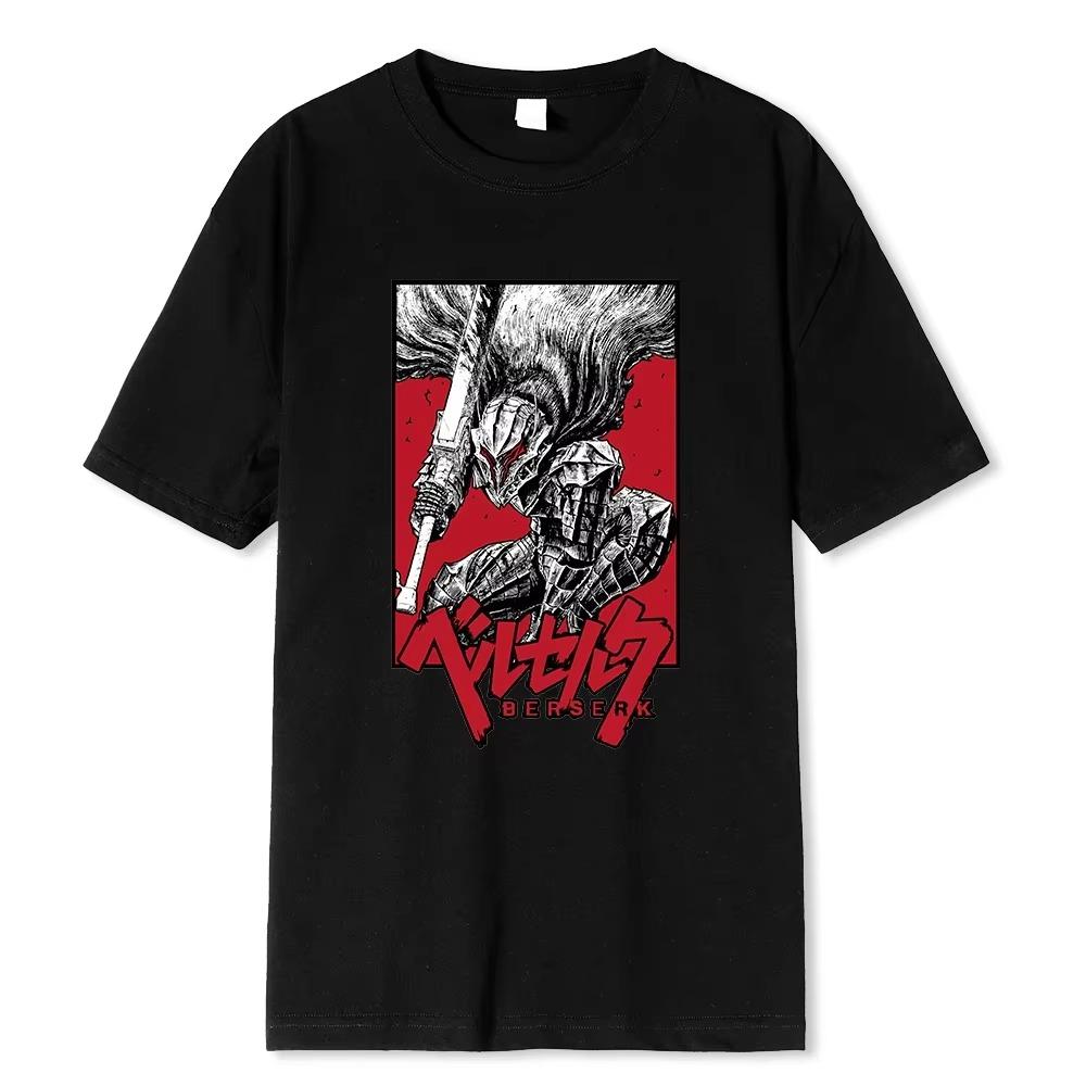 Hip Hop Streetwear Men Comics T Shirt Japanese Anime Graphic Print TShirt Summer Oversized Vintage T-Shirt Harajuku Cotton Tops