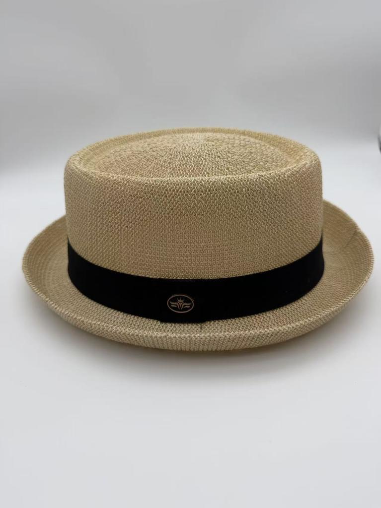 Hat Summer Top Hat European and American Version of Grass Yarn Sunshade Neutral Male and Female Jazz Hat