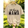 Boy Mama Letter Prints Men Basics T Shirt Cotton Crewneck T-Shirts Summer Breathable Clothes Sportswear