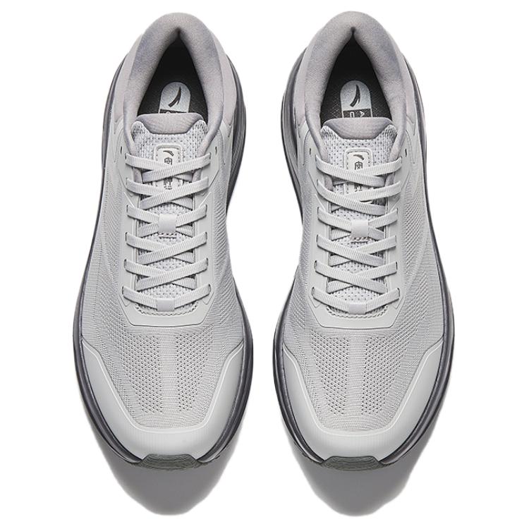 ANTA Men Professional Cushioned Running Shoes Light Grey Dark Grey 112537718-6