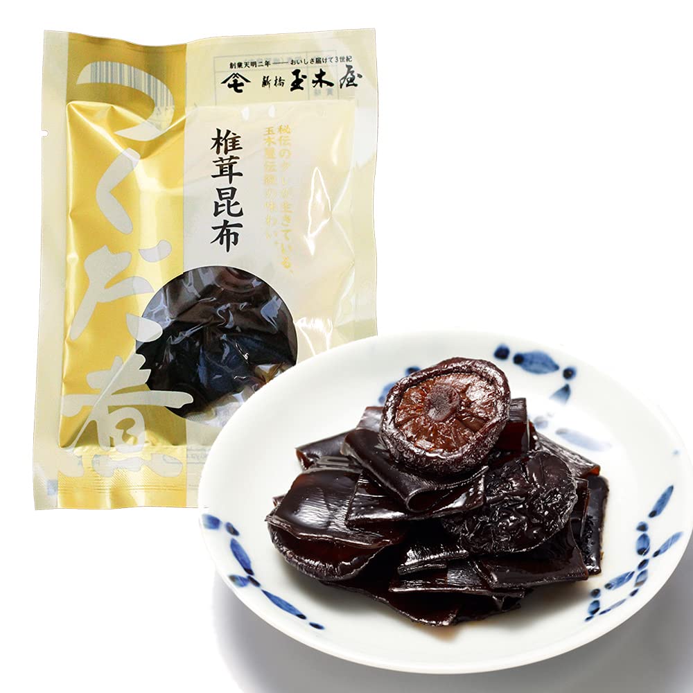 Shinbashi Tamakiya Tsukudani Shiitake Kombu Rich Summer Gift Snacks Presents Side Dish Accompaniment Appetizer Long-established High-end Popular Mail