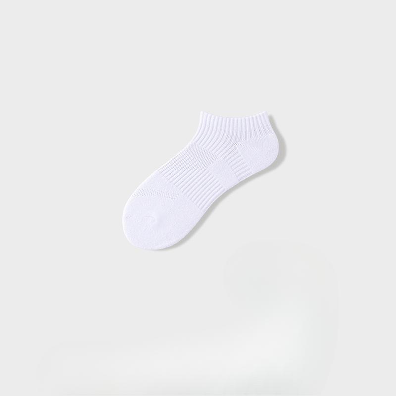 Basketball Socks, Men's Mid-calf Sports Pure Cotton Thin Short Socks, Men's Breathable and Sweat-absorbing Thick Towel Bottom Long Socks