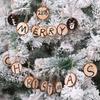 10 X Natural Wood Slice Christmas Tree Ornament Hanging Decor Diy Craft Gift Tag
