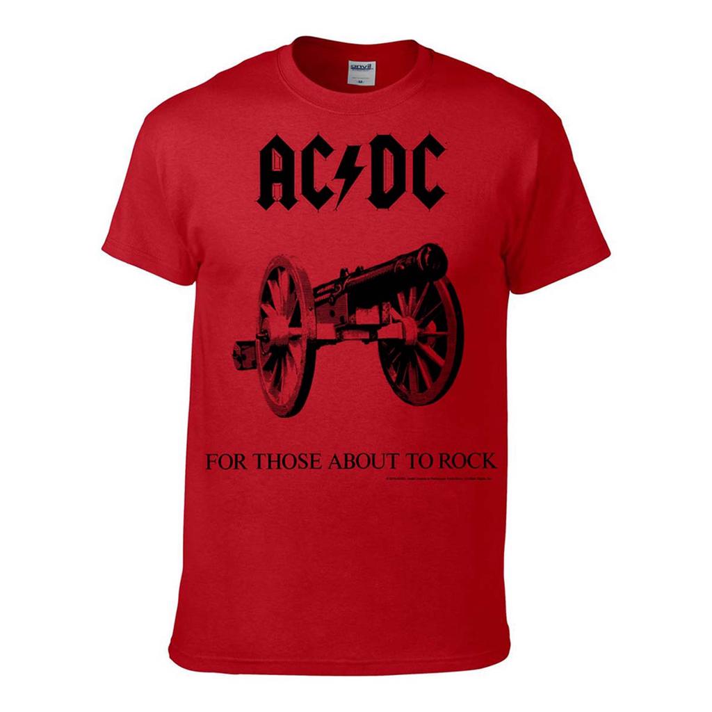 AC/DC Red For Those About To Rock Official Tee T-Shirt Mens Unisex ...