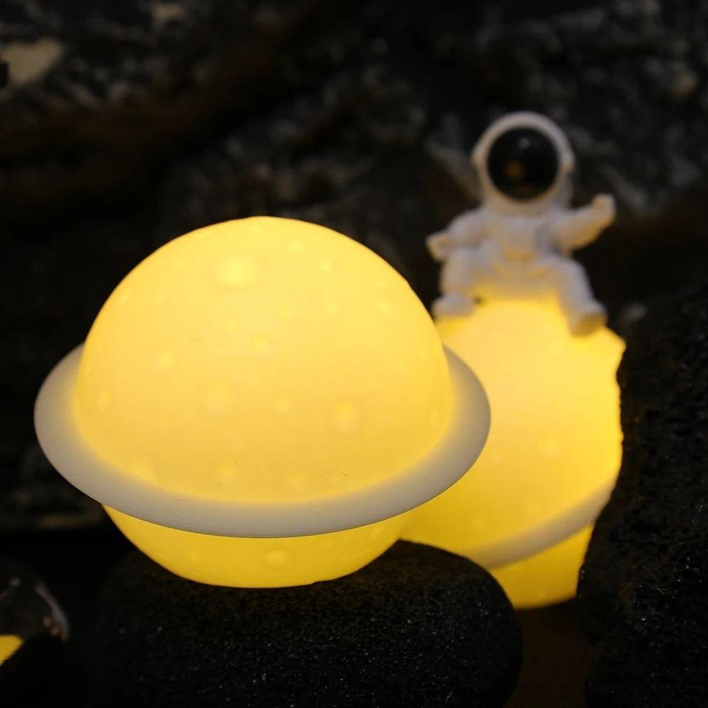 Cartoon Desktop Luminous Planet Lamp Creative Baby Sleeping Lamp Bedside Light  Bedroom