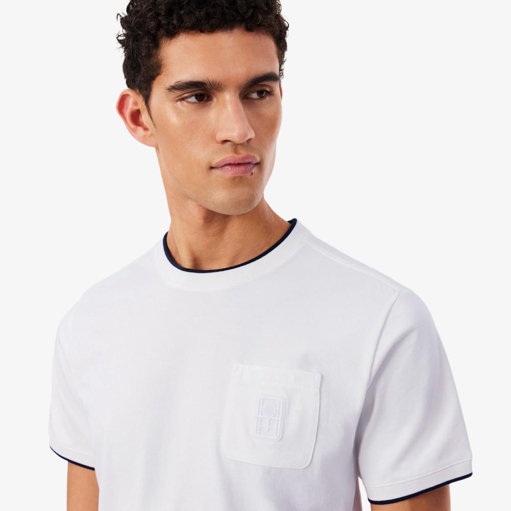 [lacoste] Men's Tennis Heritage Short-Sleeve T-shirt TH0209-56G001