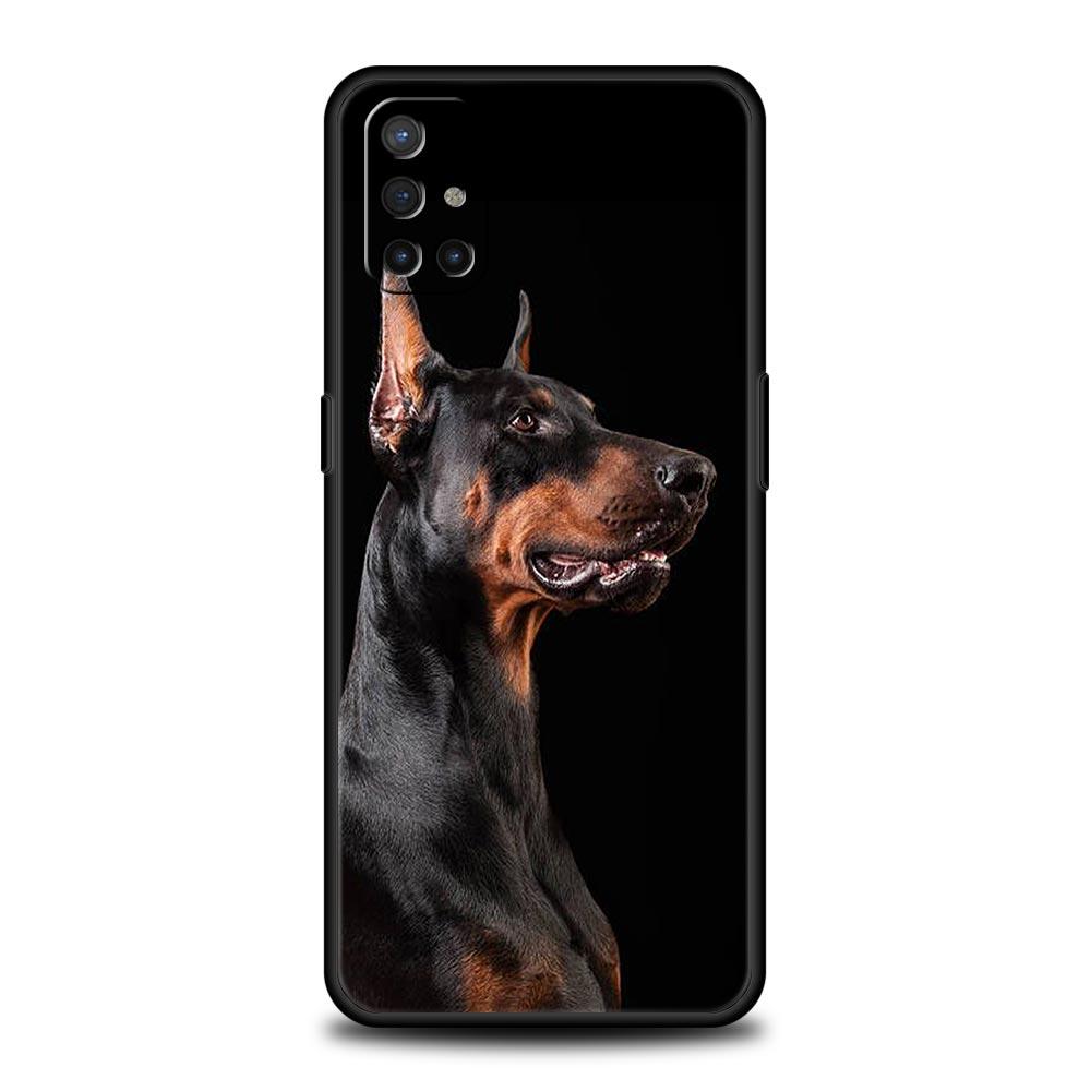 Doberman Dog Phone Case For Oneplus 13R 13 12R 11 10T 10R Nord N100 N200 N10 10 9 9R 9RT CE 3 2 Z Pro 5G Soft TPU Cover Fundas