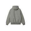Carhartt WIP SS23 Active Jacket Classic Solid Color Canvas Distressed Loose Cotton Warm Hooded Jacket Men jackets Smoke-Green I027360-1ND-3K