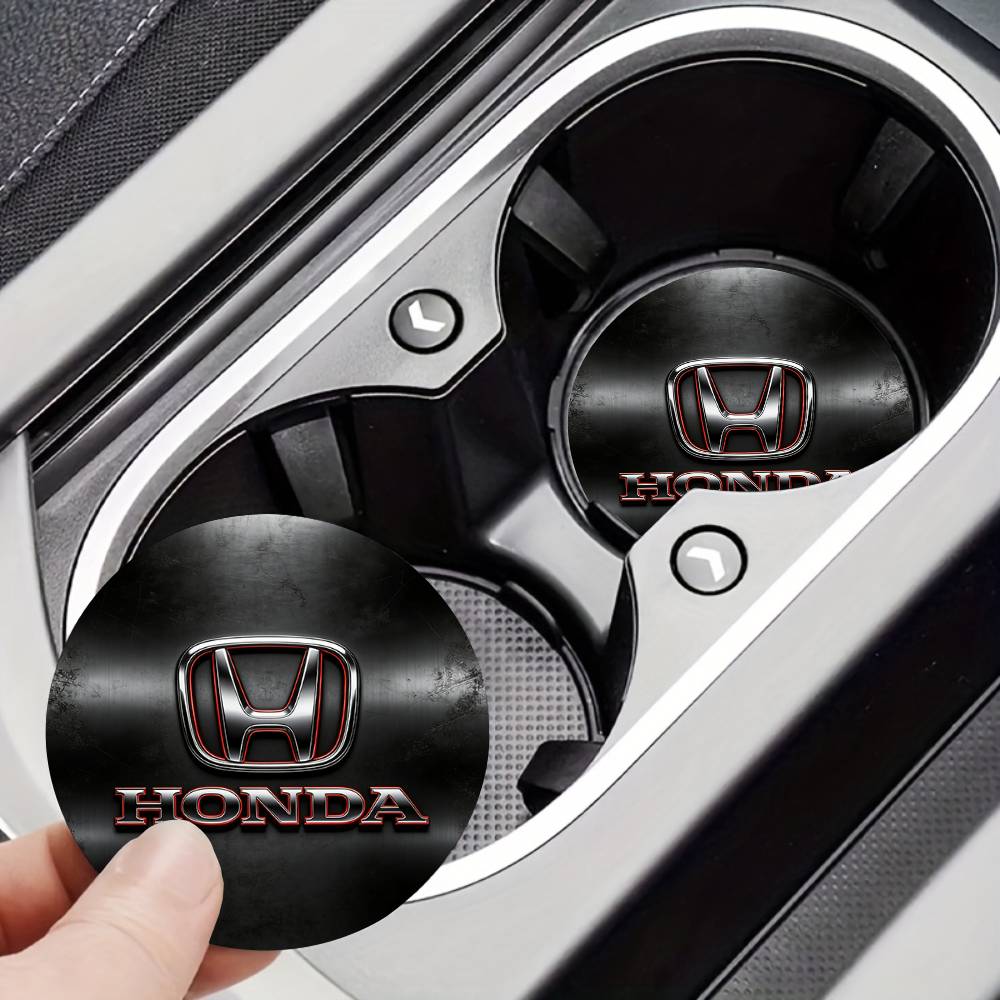 For Honda New Car Cup Holder Anti-Slip Silicone 7cm Insert Coaster Mat Universal Car Accessories Black Fit Most Cars