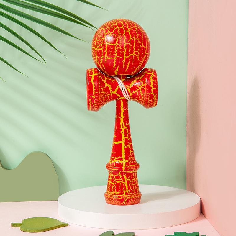 Kendama Wooden Skill Ball Educational Toy for Early Learning and Parent-Child Play
