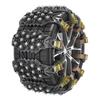 Universal Car Snow Chains, Tire Anti Slip Traction Belt for 165-265 Tires, Reusable Emergency Chain for SUV Sedan Off Road