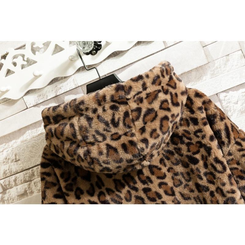 Veste à imprimé léopard automne/hiver 2024 Veste ample et confortable en coton rembourré Veste chaude d'automne pour hommes et femmes à la mode