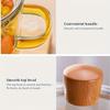 Glass Cooking Soup Pot with Lid Heat-Resistant Borosilicate Glass Cooking Utensils Can Be Used To Cook Soup Milk Instant Noodles
