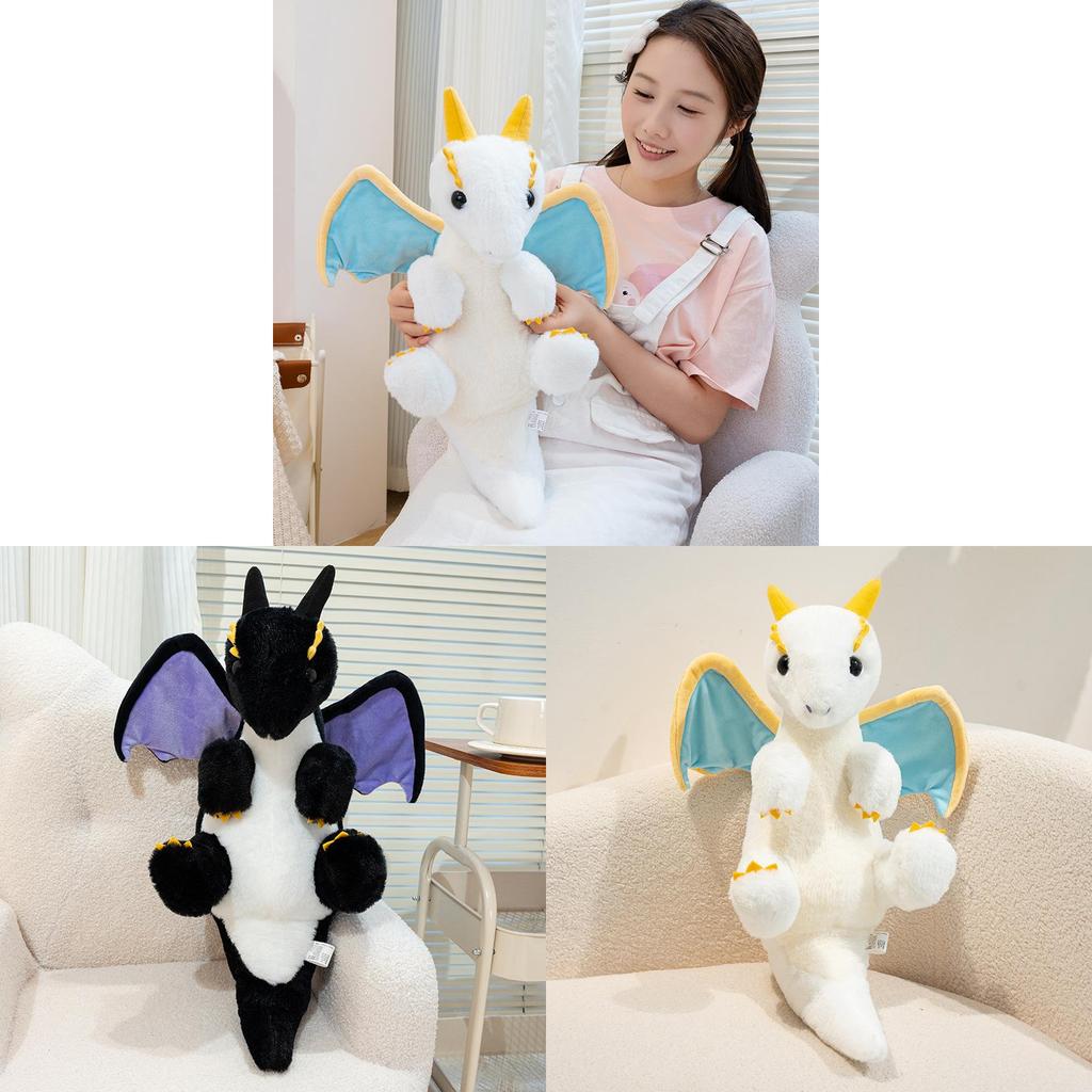 Dreamy Dragon Plush Toy With Feather Fill For Kids And Collectors