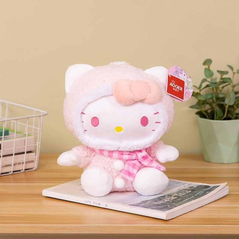 

Cute Kuromi Melody Hellokitty Cinnamoroll Plush Toys Girl Plush Dolls Homdecor Cartoon Stuffed Dolls 20cm