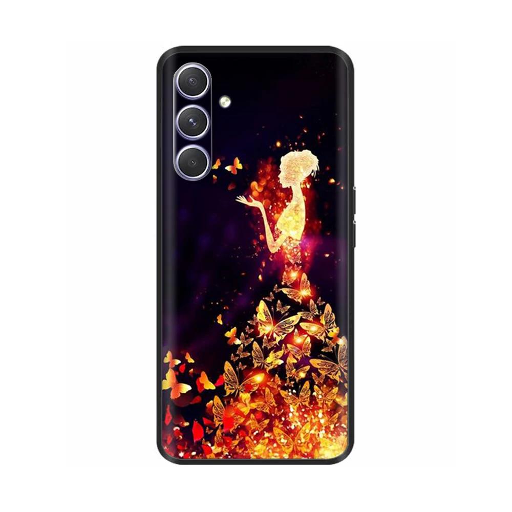 Painted Cover For Samsung Galaxy M54 Case Shockproof Shell Soft Silicone Phone Case For Samsung Galaxy M54 5G GalaxyM54 Cases
