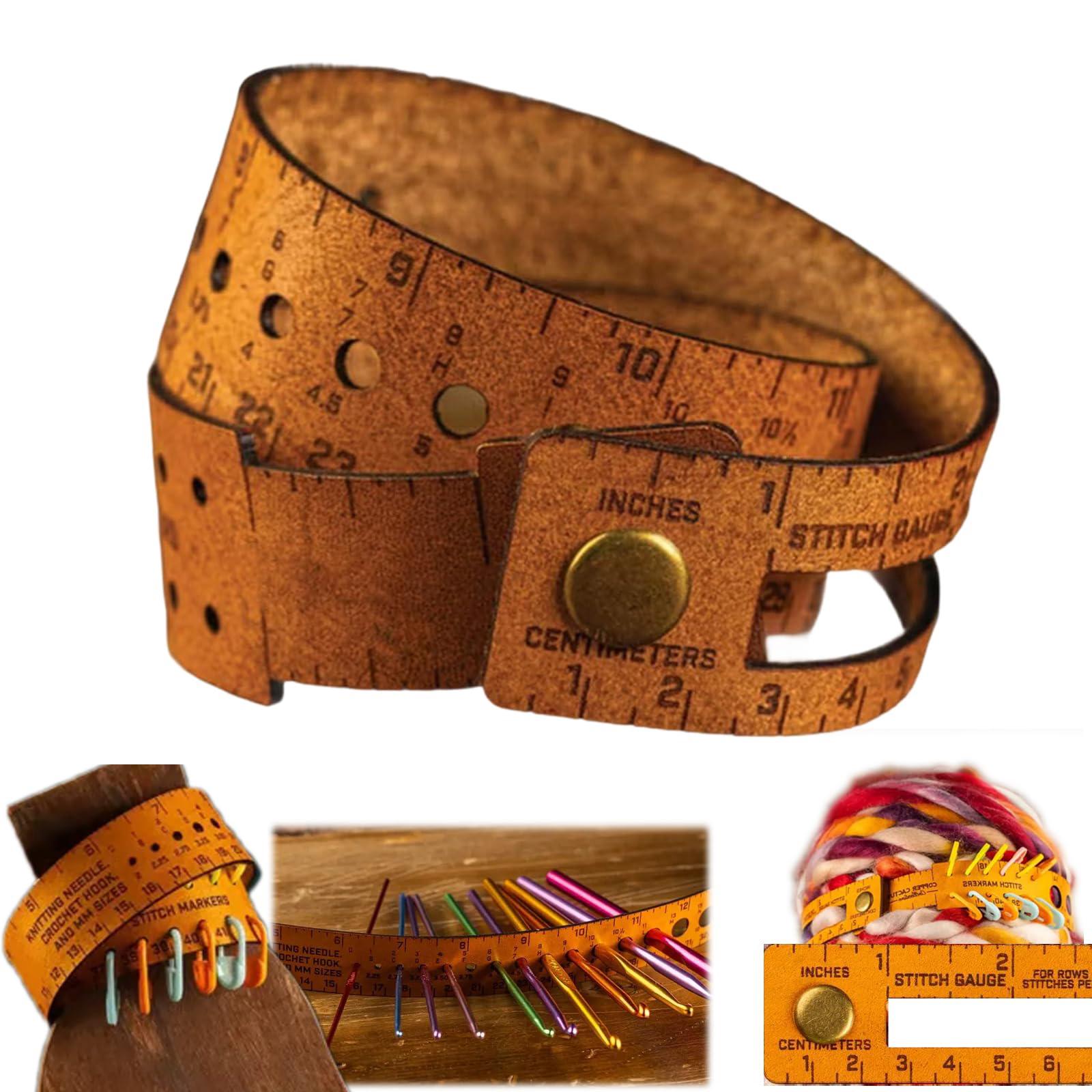 

Multi Functional Leather Measuring Tool, Scale, Wear And One Size коричневий